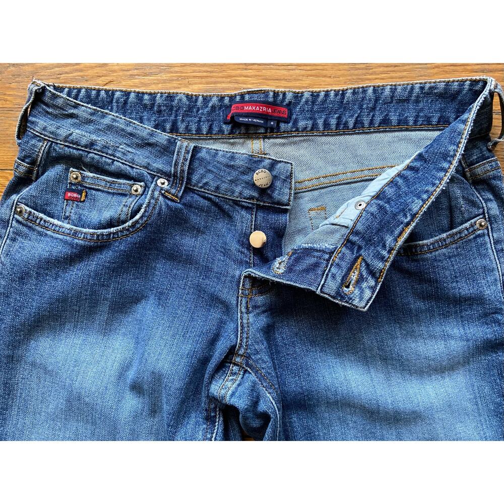 Bcbg Maxazria Distressed Flared Button-Fly Jeans … - image 4